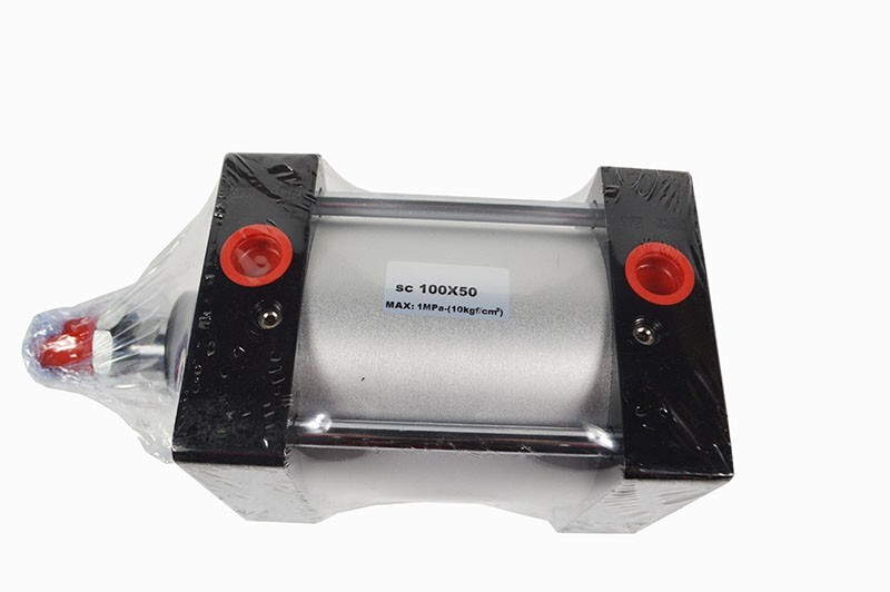Pneumatic Air Cylinder Double Acting Single Rod SC 100 x 50 4'' Bore 2'' Stroke