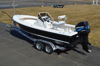 2001 Steiger Craft 21 Super Fly CC, Merc Optimax 200hp 178hrs, w/ 2018 Trailer