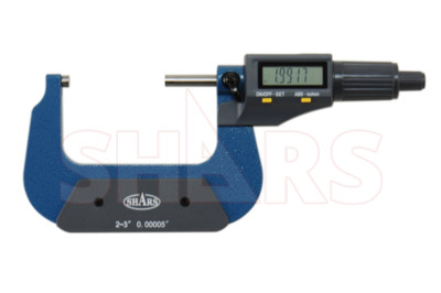 Shars 2-3'' 0.00005'' Digital Electronic Outside Micrometer  Carbide Tip P]