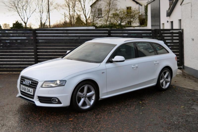2012 AUDI A4 S LINE AVANT IBIS WHITE FASH 2 KEYS ...