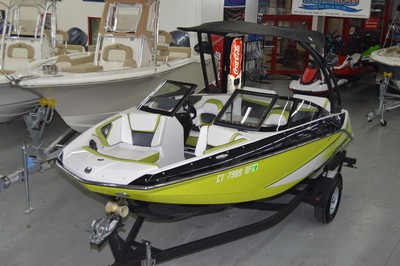 2014 Scarab 195 HO IMPULSE Jet Boat, 250hp 67hrs, Wakeboard Arch, w/ Trailer