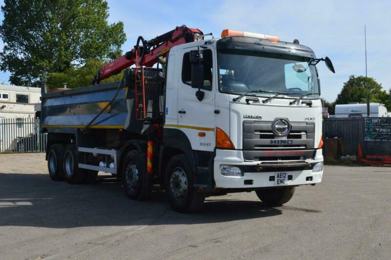 HINO 700 SERIES 8x4 MANUAL GEARBOX STEEL BODY GRAB LOADER | in March