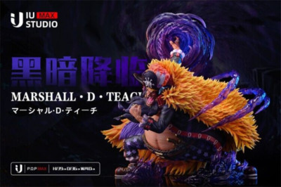 Marshall D Teach Resin IU STUDIO Blackbeard One Piece POPMAX Presale 39cm