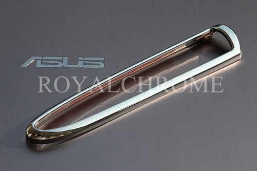 DELUXE SIDE MARKER TRIMS x2 for JAGUAR XJ Daimler Vanden Plas 03-07 ROYAL CHROME