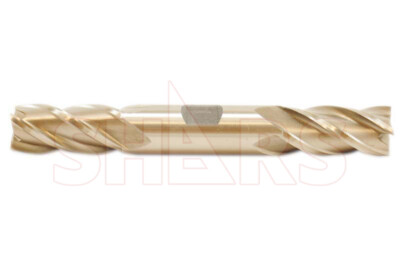 SHARS 7/8 x 7/8 x 1-7/8 x 6-1/8 HSS High Speed Steel 4 Flute Double End Mill ^}