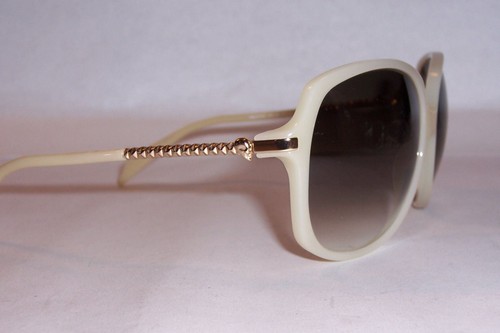 Pre-owned Alexander Mcqueen Sunglasses Amq 4171/s Beige Gold/gray Nfo-js Authentic
