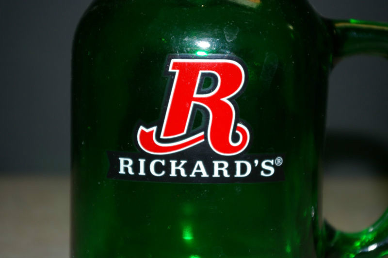 Rickard's Green Mason Jar style mug - 20 oz.