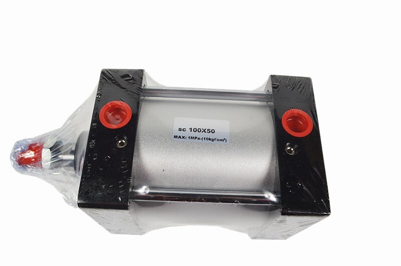Pneumatic Air Cylinder Double Acting Single Rod SC 100 x 50 4'' Bore 2'' Stroke
