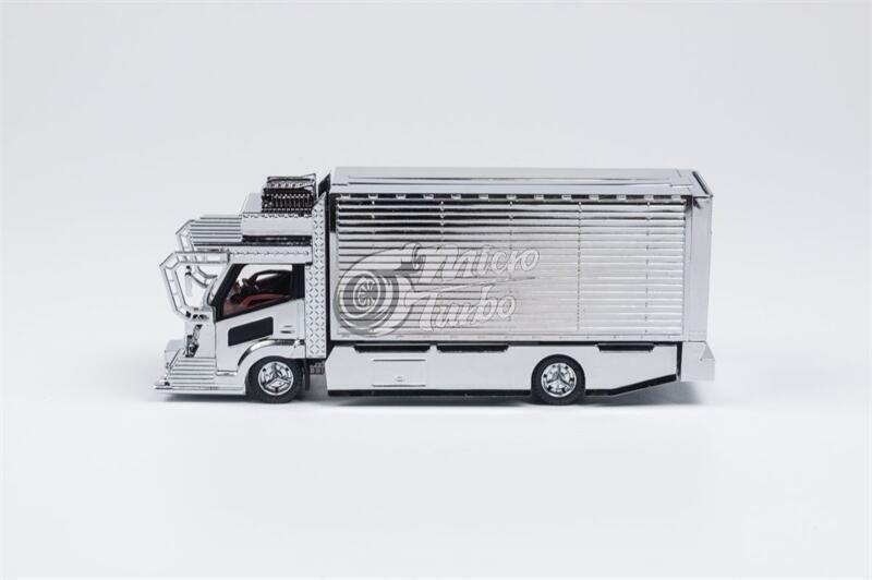 Micro Turbo 1:64 Dekotora Wing Custom/Flatbed Tow Truck