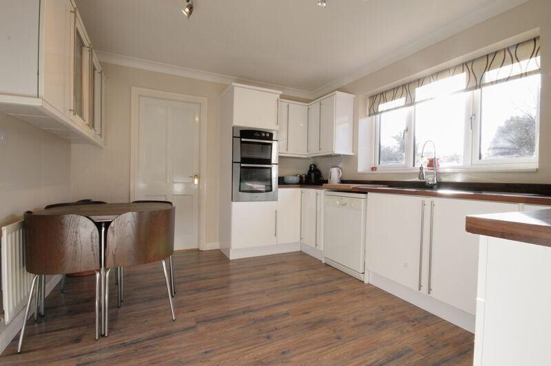 B & Q Santini white gloss kitchen and utility in Penkridge