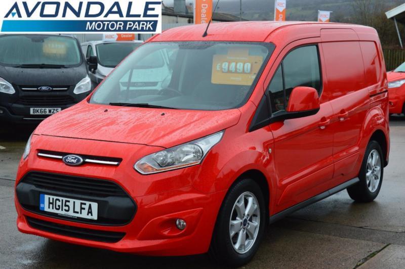 2015 FORD TRANSIT CONNECT 200 LIMITED RED VAN PANEL VAN DIESEL in