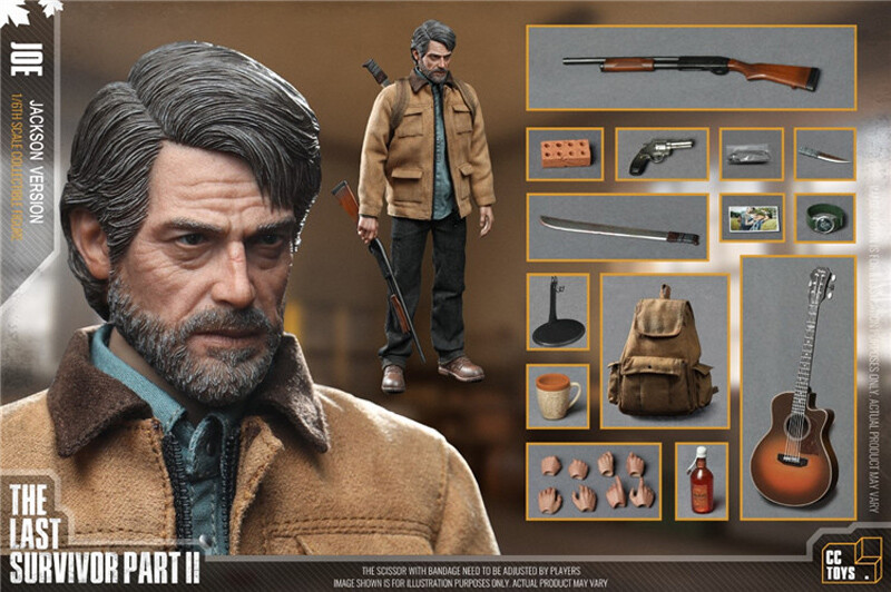 cctoys ラストオブアス 1/6 CCTOYS New Last Of Us ii 1/6 The End America II Joel 12