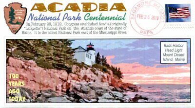 COVERSCAPE computer designed 100th anniversary of Acadia National Park cover