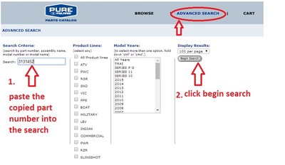 How to check fitment/cross reference Polaris parts. | eBay
