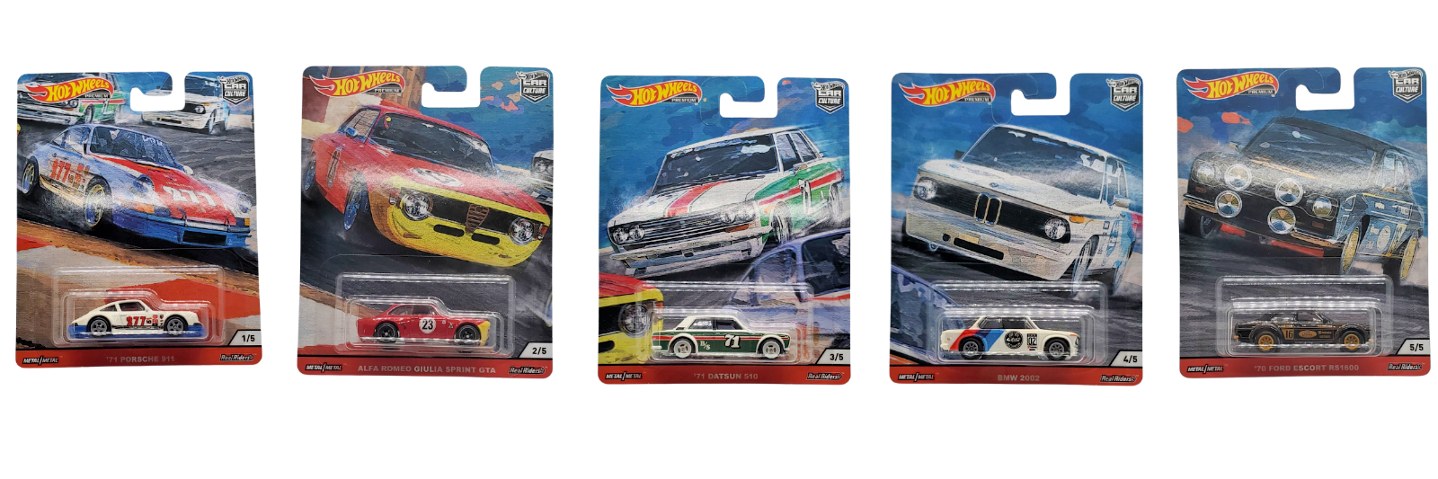 Hot Wheels Car Culture Door Slammers 6台 2020 Hot Wheels Premium Car Culture Door Slammers Complete 5