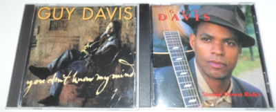 Guy Davis 2 CD Lot Stomp Down Rider You Don't Know My Mind