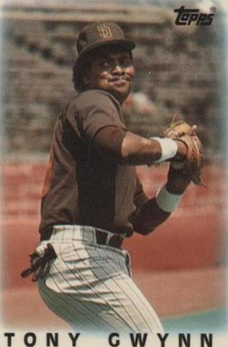 1986 Topps League Leader Minis - Tony Gwynn #65