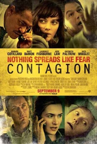 CONTAGION great original 27x40 D/S movie poster