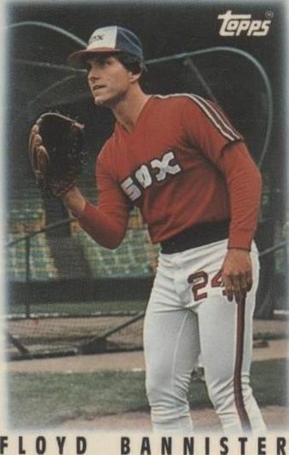 1986 Topps League Leader Minis - Floyd Bannister #9