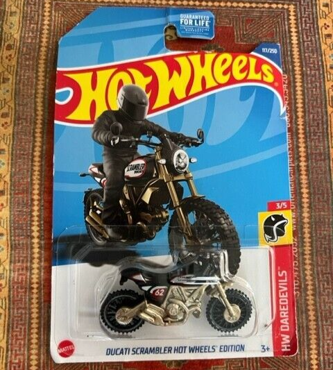 Ducati Scrambler Hot Wheels Edition | Black | Hw Daredevils Series