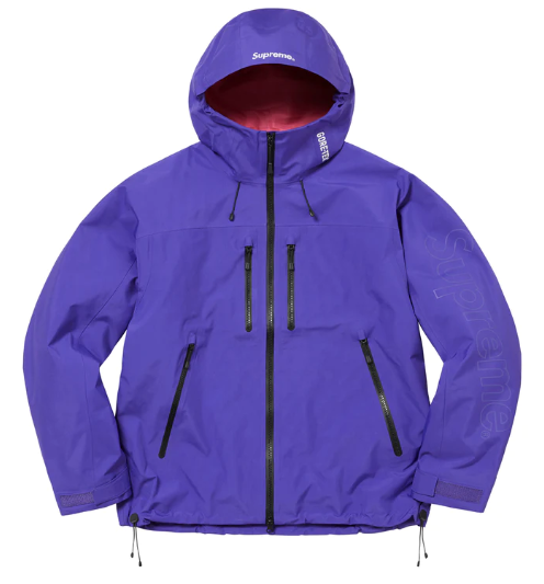 Supreme GORE-TEX Taped Seam Shell Jacket Purple - Size S -XL Supreme GORE-TEX Taped Seam Shell Jacket Purple - Size S -XL