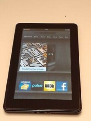 Amazon Fire Tablet, 1st Gen,Exc Cond, Model D01400, **TESTED AND CERTIFIED**