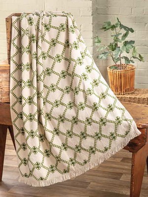 Inspiring Afghans for Swedish Weaving 8 Stunning Designs for Monk's Cloth Annies