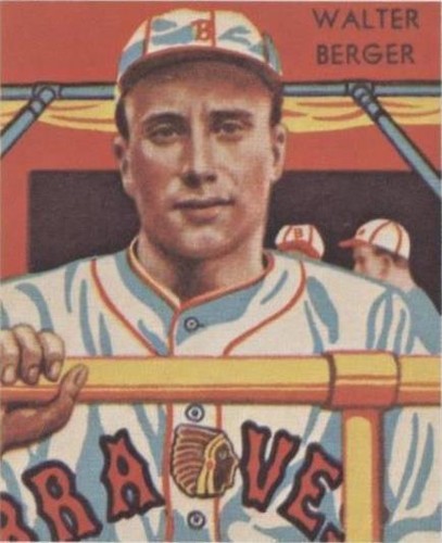 1985 Renata Galasso 1934-36 National Chicle Diamond Stars Reprints - Wally Berger #25