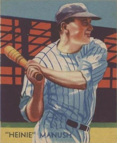 1934-36 National Chicle Diamond Stars - Heinie Manush #30