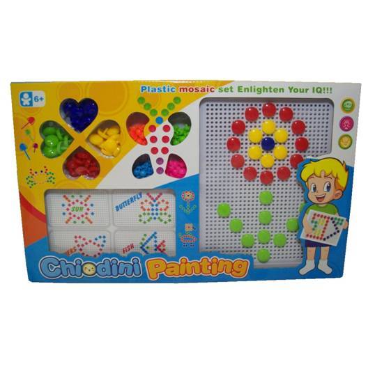 Chiodini Painting Colorati Gioco Giocattolo Bambini Bimbi Intelligenza dfh