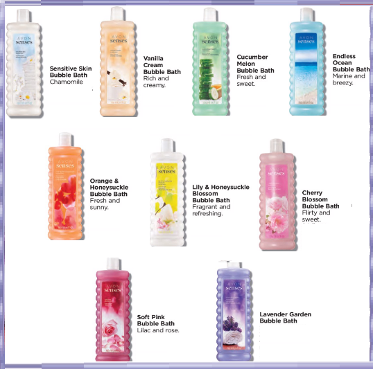 Avon Senses Bubble Bath ( You Choose )
