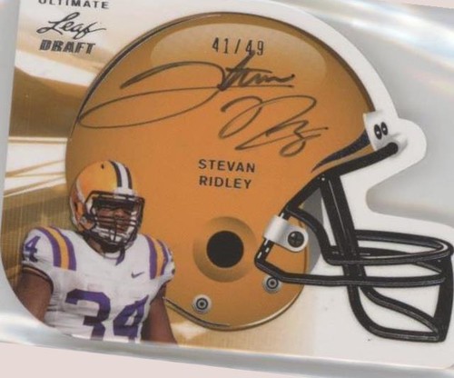 2011 Leaf Ultimate Draft Stevan Ridley #H-SR1