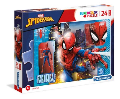 Puzzle maxi 24 elementy. Supercolor. Spider-Man