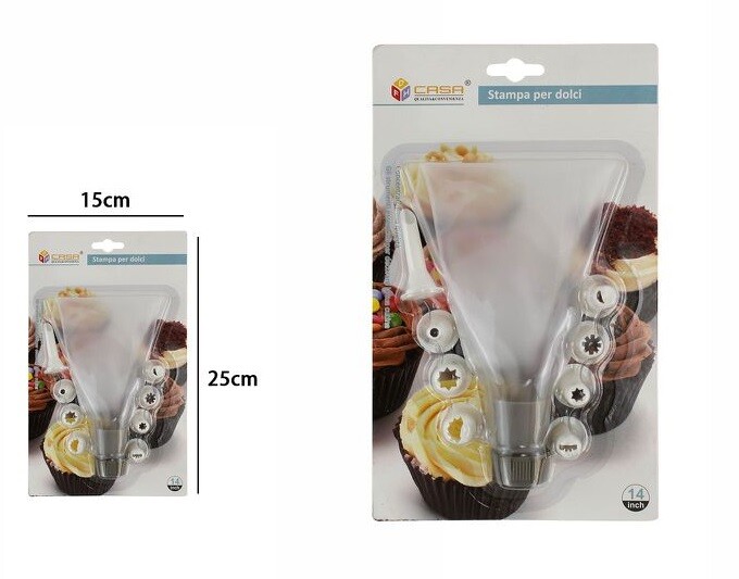 Sac A Poche Professionale Tasca Pasticciere Con 8 Beccucci Cake dfh