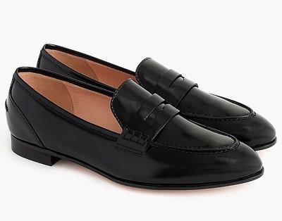 J. Crew Academy Penny Loafer Black Size 9 New Without Box