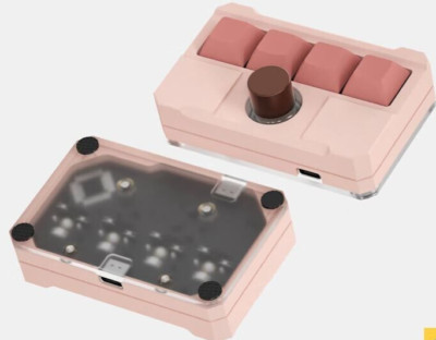 Massdrop X Macro Knob Pad Pink MDX-36713-1