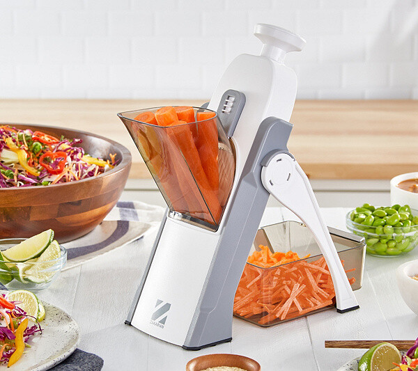 Geoffrey Zakarian Safe Slice Upright Mandoline With Thickness Adjust eBay