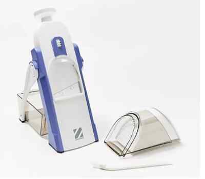 Geoffrey Zakarian Safe Slice Upright Mandoline With Thickness Adjust, Purple