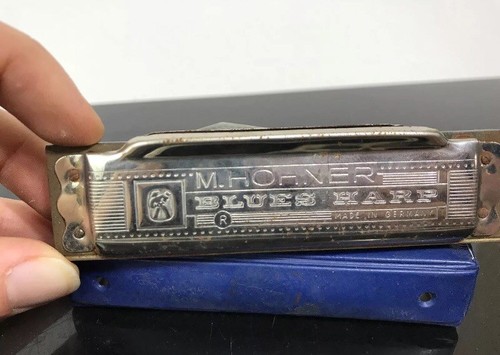 Vintage Hohner Blues Harp Harmonica Instrument
