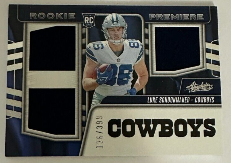 2023 Panini Absolute Luke Schoonmaker #RPM-LS