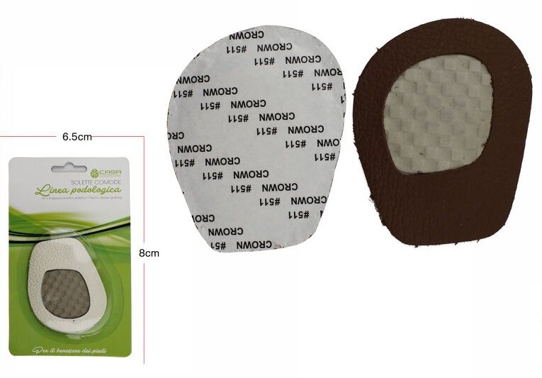 Coppia Solette 2 Comode Tacco Cura Protezione Sottopiede Piedi 65167 dfh