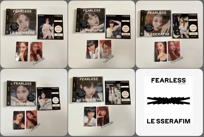LE SSERAFIM【 FEARLESS 】4形態トレカ コンプ 25枚セット
