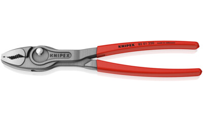 KNIPEX 82 01 250 TwinGrip Frontgreifzange 250 mm mit Kunststoff überzogen Zange