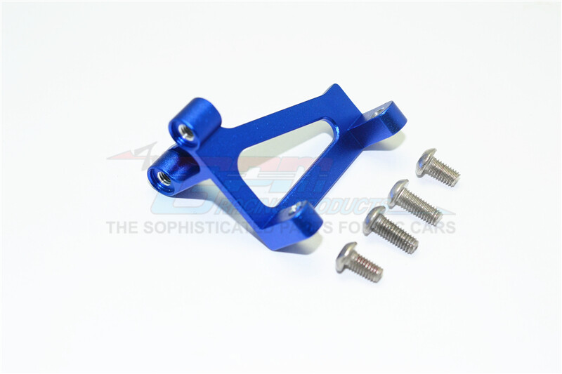 For Traxxas TRX-4 ALUMINUM CENTER GEAR BOX DIFF LOCK SERVO MOUNT -5PC SET-BLUE