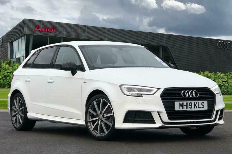 2019 Audi A3 Sportback Black Edition 30 TDI 116 PS 6speed Diesel white