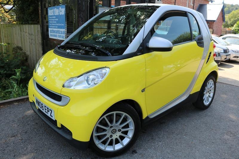 2008 Smart ForTwo 1.0 PASSION 71 Yellow Long MOT Low Mileage Finance