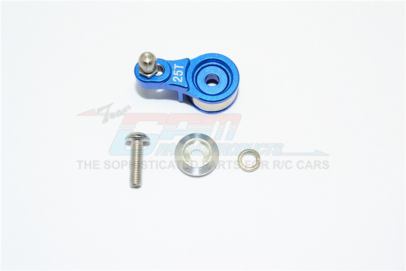 For Traxxas TRX-4 ALUM. SERVO HORN W/BUILT-IN SPRING (FOR LOCKING DIFF)-BLUE