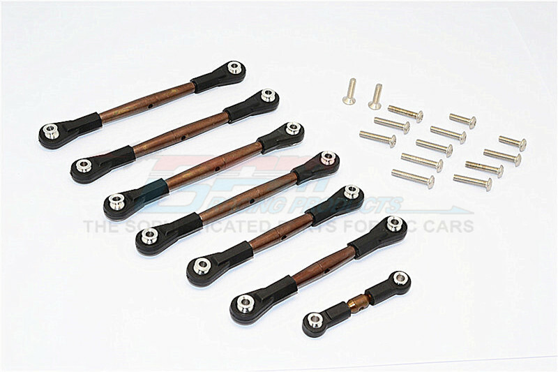 For Traxxas SLASH-SPRNG STL TRNBKLES W/PLSTIC BALL ENDS-7PC-SLASH 4X4/TELLURIDE