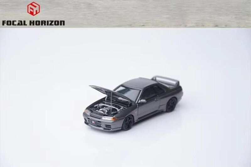 ミニカー Focal Horizon FH 1/64 Skyline GT-R R32 Focal Horizon FH 1:64 Skyline GT-R R32 S-Tune Grey Diecast