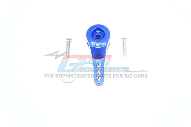 For Traxxas TRX-4 ALUM. 25T SERVO HORN W/BUILT-IN SPRING (4 POS. HOLES)-BLUE